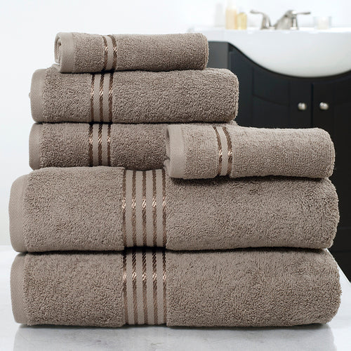 Zestaw ręczników bawełnianych VelvetTouch Taupe